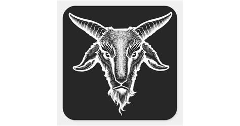 Goat Head Sticker Zazzle