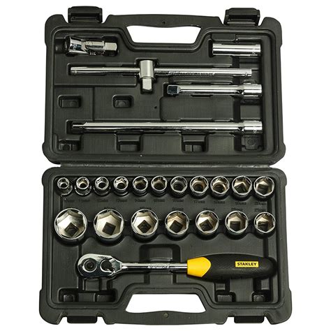 Buy Stanley Inch And Inch Socket Sets Stmt Set Of