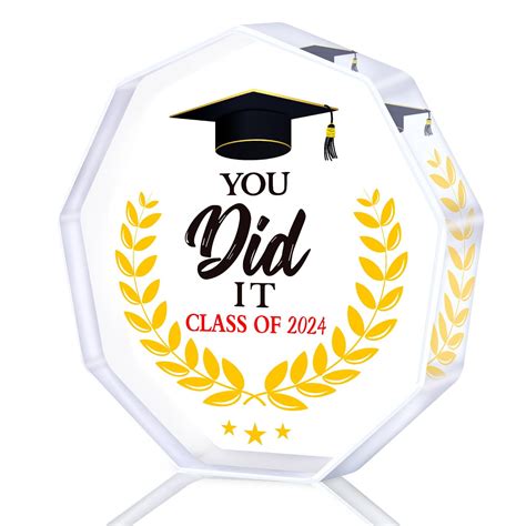 Waahome 2024 Graduation Ts For Her Him Keepsake And Paperweightyou