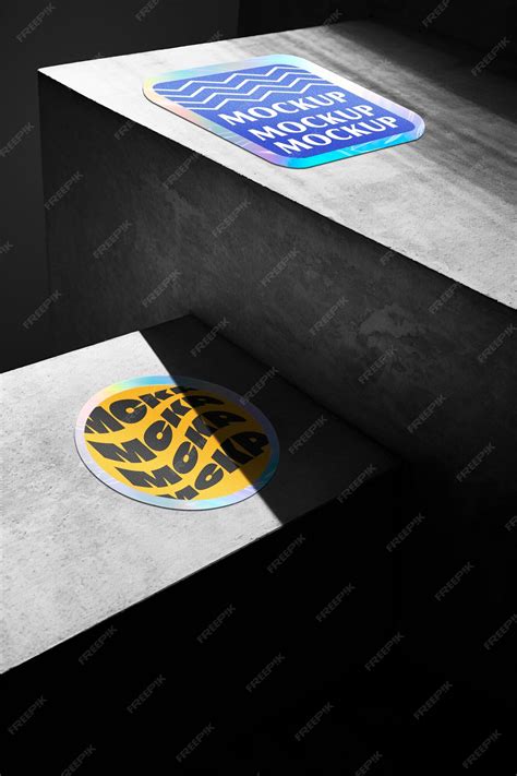 Brutalist aesthetic logo mockup | Premium AI-generated PSD