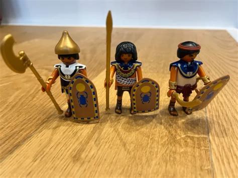 Playmobil Soldats Egyptiens La Garde Royale Du Pharaon