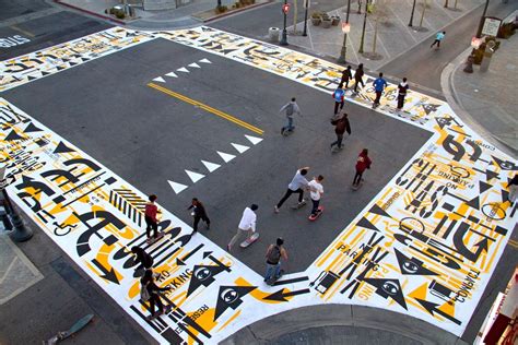 Crosswalks Painted 3 Days Roadm Theartofchase Ello Streetscape