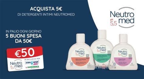 Concorso Neutromed Vinci Buoni Spesa Da Euro