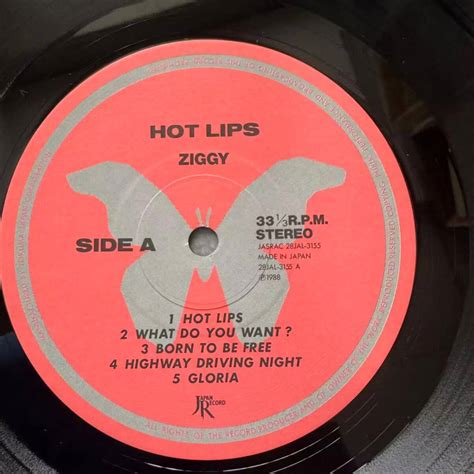 Yahoo オークション シュリンク付き 美盤 Ziggy Hot LipsLP12