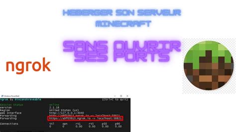 Comment héberger son serveur Minecraft SANS OUVRIR SES PORTS avec Ngrok