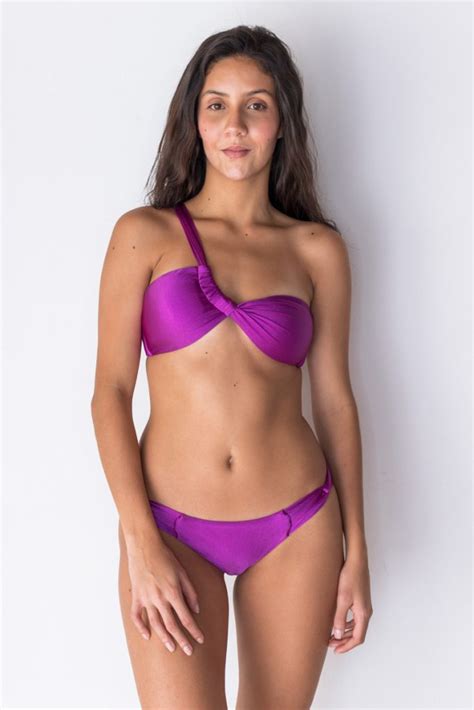 Bikini Bronceador Amelie Morado Oleaje Swimwear