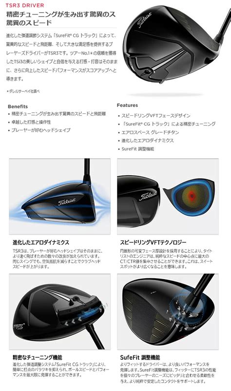 【楽天市場】【レフティー】【メーカーカスタム対応】 【タイトリスト】 Titleist Tsr3 Driver タイトリスト Tsr3