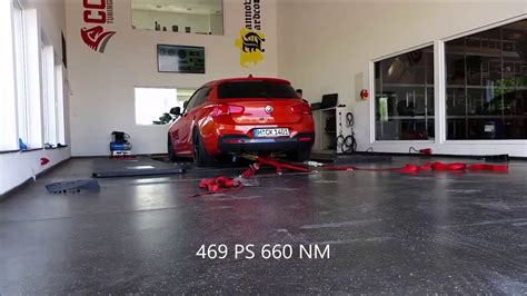 BMW M140i MHD Stage 2 Dyno Run 469PS 660NM YouTube