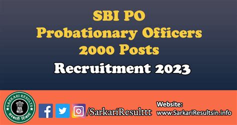 Sbi Probationary Officers Po Final Result 2024 Download Now