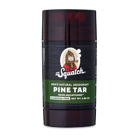 Dr Squatch Natural Mens Deodorant Aluminum Free Pine Tar 265 Oz