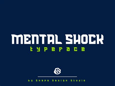 Mental Shock Font By Ario Sabrang Damar On Dribbble