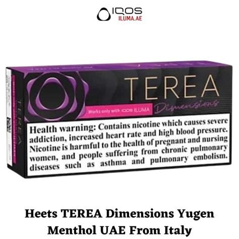 Heets Terea Dimensions Yugen Menthol Uae From Italy In Iqos Dubai