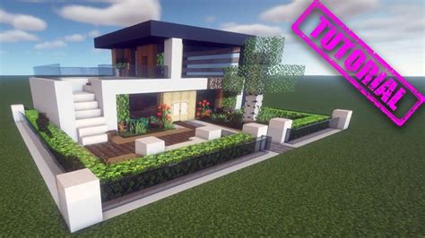 BLACK AND WHITE MODERN HOUSE how to build Minecraft easy and fast ...