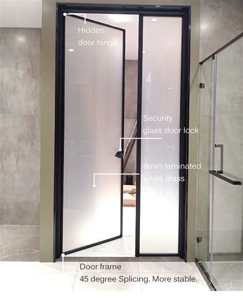 Premium Aluminum Glass Swing Door 30 Years China Manufacturer