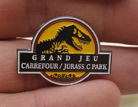 Jurassic Park Jurassic Park Pin Dinosaur Dinosaur Pin Etsy