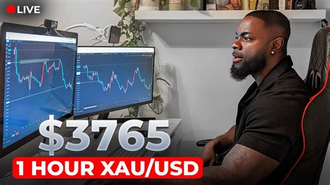 Live Trading Xau Usd In Hour Using Momentum Cpi News Youtube