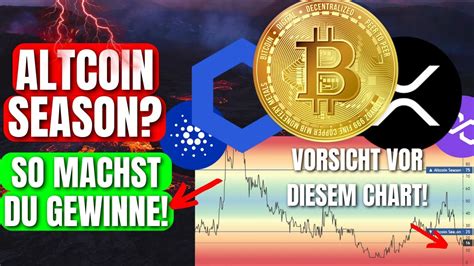 Jetzt ALTCOIN SEASON Du bist FRÜH DRAN Btc Eth Xrp Ada Link