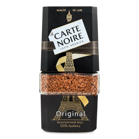 Кофе Натуральный Растворимый Сублимированный Original Carte Noire с/б ...