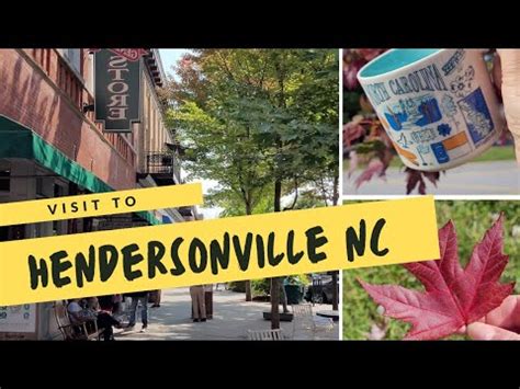 Hendersonville North Carolina Main Street Visit YouTube