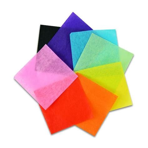 Assorted Color Tissue Paper Squares Bag Of