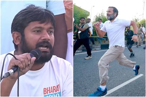 Rahul Gandhi Was Seen Racing During Bharat Jodo Yatra Kanhaiya Kumar