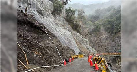 南投仁愛「投85線平靜橋」又傳坍方 畫面曝！雨下一整晚道路中斷 社會 Ctwant