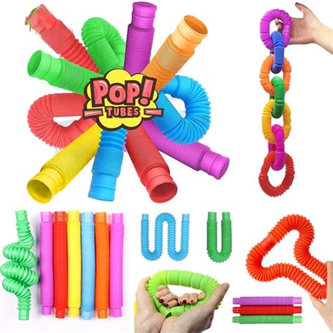 Pop Tube 14cm 45cm 4 Colors 1 Set Torita