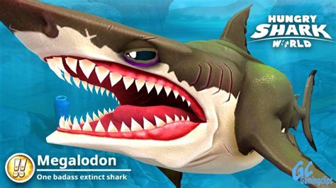 Hungry Shark World - Megalodon | Biggest Shark Ever - hungryshark.world