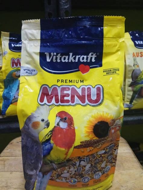 Jual Vitakraft Premium Menu Cockatiels Kg Makanan Burung Parkit