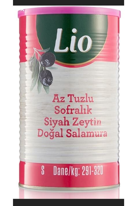 LİO Az Tuzlu Salamura Zeytin 800 gr Kutu Fiyatı Yorumları Trendyol