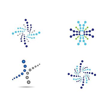 Molecule Logo Template Evolution Bleach Molecule Vector Evolution