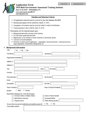 Fillable Online Med Upenn Application Form University Of Pennsylvania