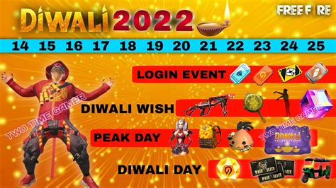 New Event Free Fire Diwali Event Free Fire 2022 FF Diwali Event