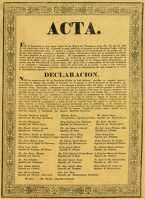 El Misterio De La Desaparición Del Acta Original De La Declaración De