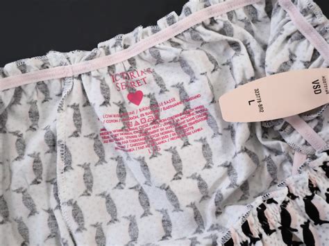 NEW Victoria S Secret VTG 2014 Cotton Lingerie Ruffle Gem