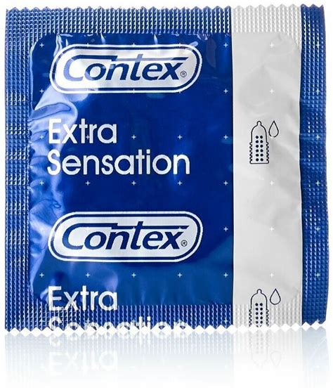 97 Contex Extra Sensation, 12 шт. Презервативы с крупными точками и ...