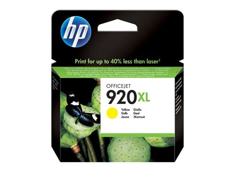 HP 920XL High Yield Yellow Original Ink Cartridge HP Store UK