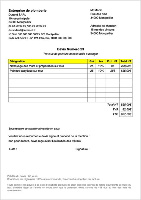 Telecharger Modele De Devis Gratuit Excel Financial Report