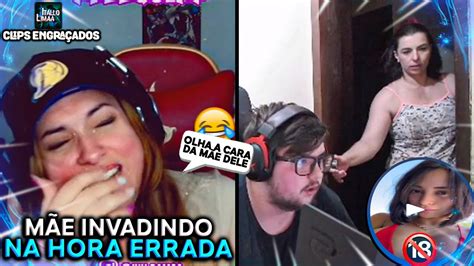 ALERQUINA REAGINDO MÃE INVADIU LIVE E VIU OQUE NÃO DEVIA AO VIVO