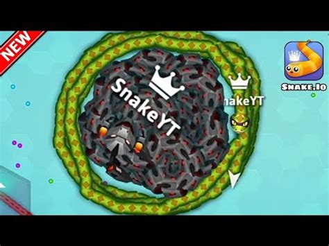 Snake Io Pro Giant Snake Vs Troll Tiny Snake Best Snakeio Gameplay