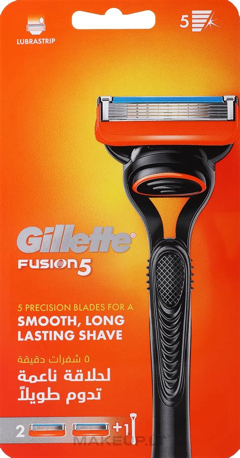 Gillette Fusion Skustuvas su 2 keičiamomis kasetėmis Makeup lt