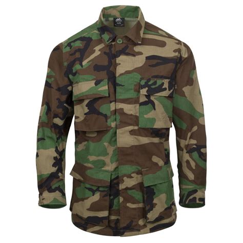 BDU Polycotton Ripstop Helikon Tex Us Woodland Lupus Tactical Store