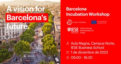 Incubation Workshop A Vision For Barcelona S Future Eit Urban Mobility