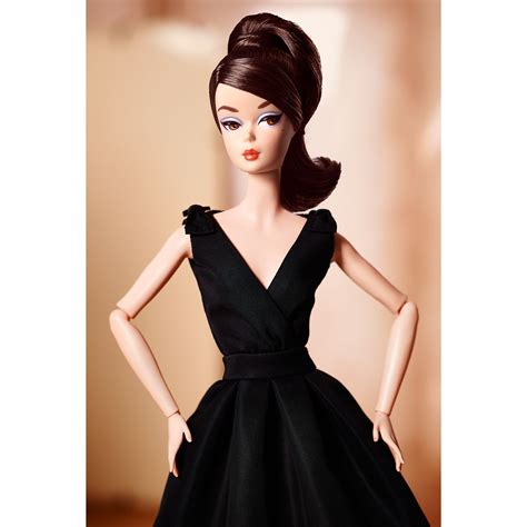 Classic Black Dress Barbie Doll Brunette DWF53 Barbie Classic