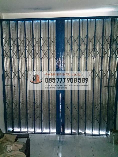 Jual Pintu Folding Gate Bekasi Galvalum Besi Harga