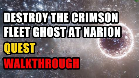 Destroy The Crimson Fleet Ghost At Narion Quest Starfield Youtube