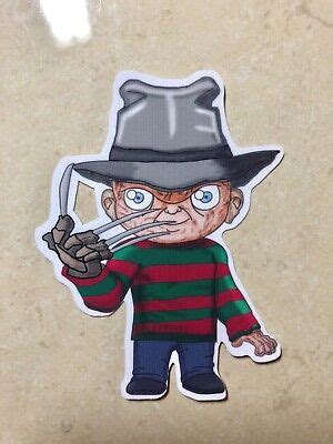 FREDDY KRUEGER Chibi Laptop Sticker | eBay