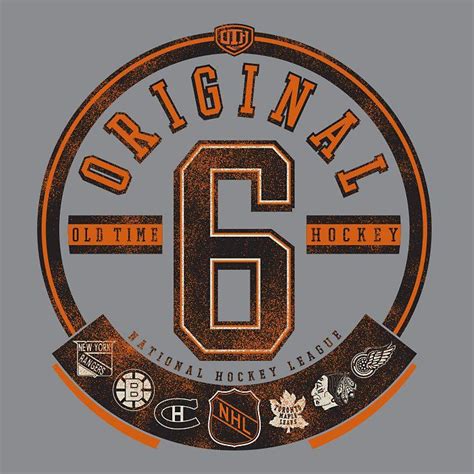 NHL Original 6 Logo - LogoDix