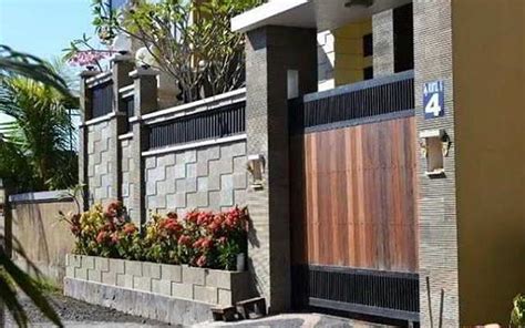 10 Inspirasi Model Pagar Rumah Batu Alam Untuk Hunian Tropis Modern