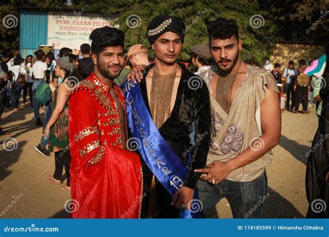 Mumbai India Feb Cientos De Miembros De La Comunidad Gay Participar En El Desfile Del
